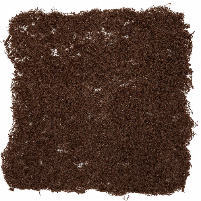 12"x12" Moss Artificial Mat w/Metal Mesh Backing -Brown (Pack of 12) - A135805
