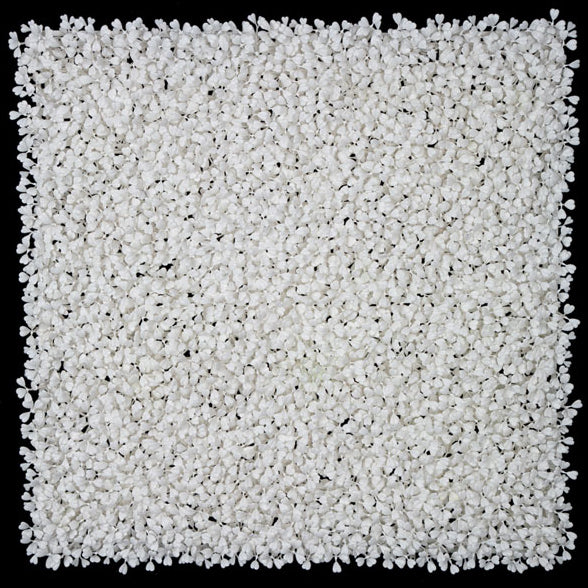 20"x20"x1.5" UV-Proof Outdoor Artificial Boxwood Mat -White (pack of 4) - A137010