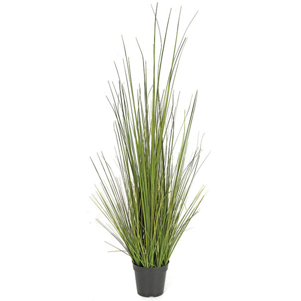 45" IFR PVC Onion Grass Artificial Plant w/Pot -2 Tone Green (pack of 2) - A140550