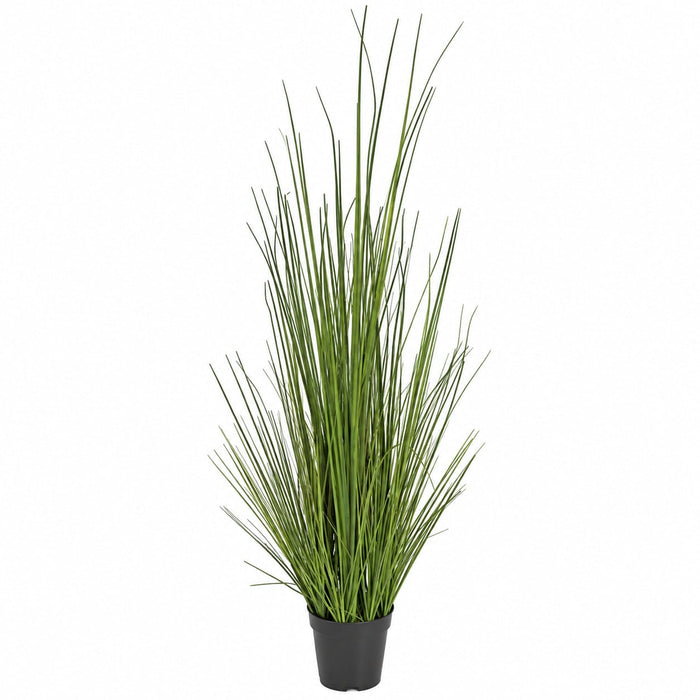 45" IFR PVC Onion Grass Artificial Plant w/Pot -2 Tone Green (Pack of 2) - A140550