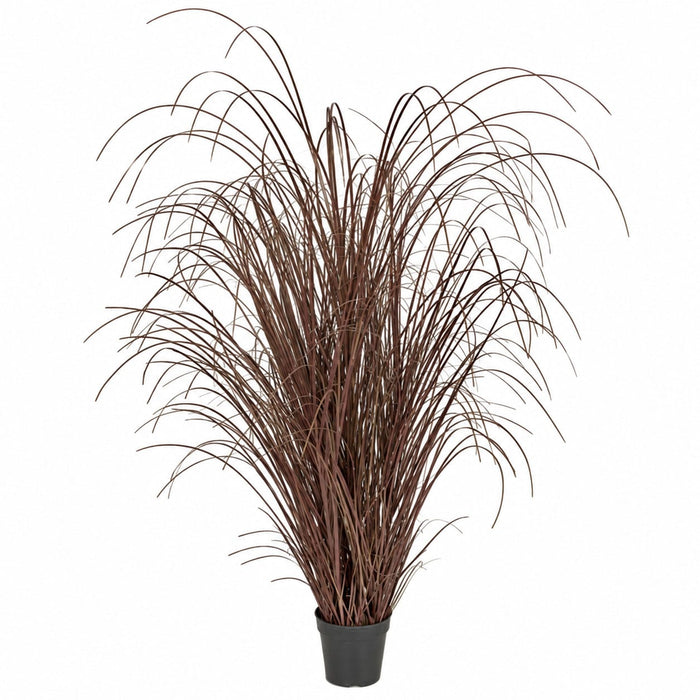 4'2" IFR PVC Onion Grass Artificial Plant w/Pot -Brown (Pack of 2) - A140560