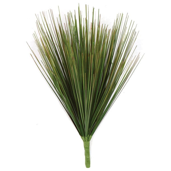 13" IFR PVC Onion Grass Artificial Plant -Green (pack of 12) - A14351-0GR