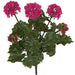17" UV-Proof Outdoor Artificial Geranium Flower Bush -Beauty (pack of 6) - A14410-5BT