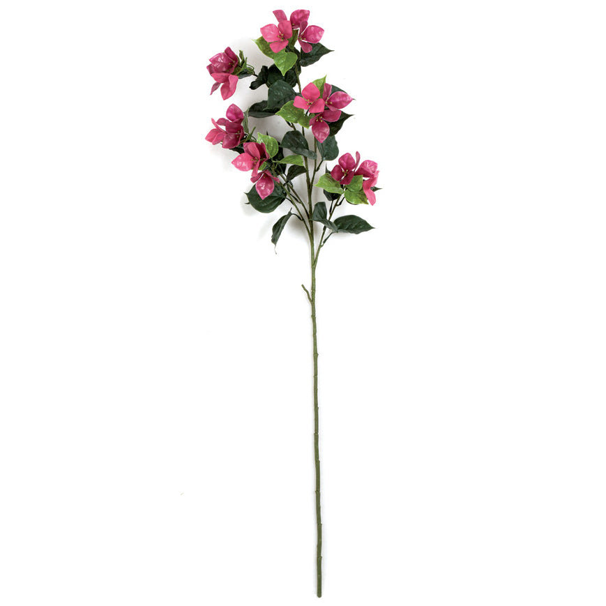 45" UVProof Outdoor Artificial Bougainvillea Flower Spray — Silks Are
