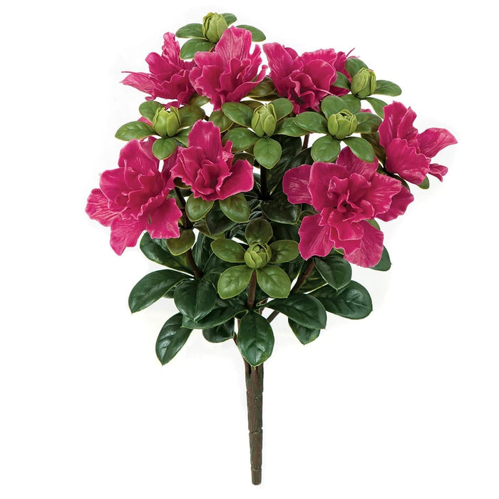 14" Outdoor UV-Proof Artificial Azalea Flower Bush -Beauty (Pack of 6) - A-144150