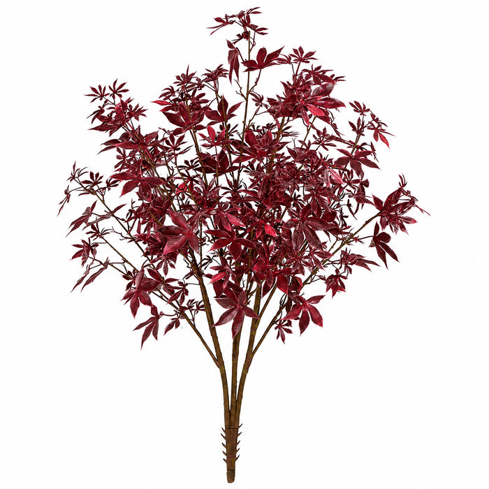 3'2" Outdoor UV-Proof Artificial Maple Tree -Burgundy (Pack of 2) - A144170
