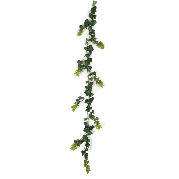 9' UV-Proof Outdoor Artificial English Ivy Garland -Green (pack of 6) - A144250