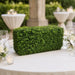 12"Hx23"Wx11"D Outdoor UV-Proof Artificial English Boxwood Topiary Hedge -2 Tone Green - A144330