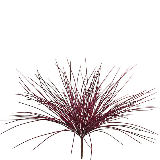 19" UV-Proof Outdoor Artificial Onion Grass Plant -Burgundy (pack of 12) - A14441-2BU