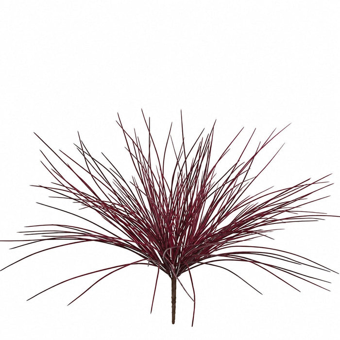 19" Outdoor UV-Proof Artificial Onion Grass Plant -Burgundy (Pack of 12) - A-144412