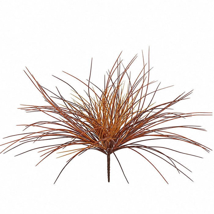 19" Outdoor UV-Proof Artificial Onion Grass Plant -Rust (Pack of 12) - A-144416