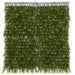 20"x20" Outdoor UV-Proof Artificial Hanging English Boxwood Mat -2 Tone Green (Pack of 4) - A144500