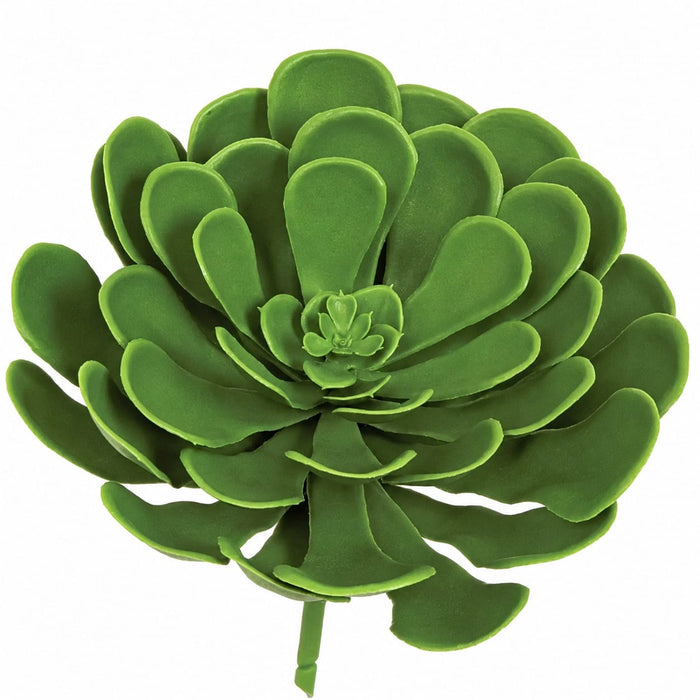 8"Hx9"W Outdoor UV-Proof Artificial Aeonium Succulent Stem -Green (Pack of 6) - A-150320