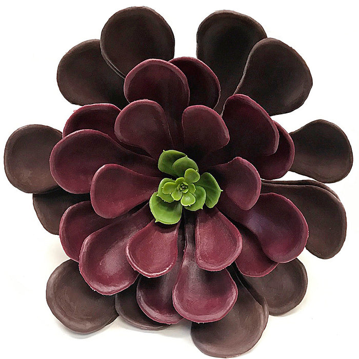 purple aeonium succulent Outdoor UV-Proof Artificial Aeonium Succulent Stem -Eggplant/Purple — Silks Are Forever