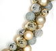 6'Lx6"W Plastic Mixed Ball Artificial Garland -Gold/Silver - A151900