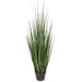 45" IFR PVC Zebra Grass Artificial Plant w/Pot -Green/Black (pack of 2) - A152060