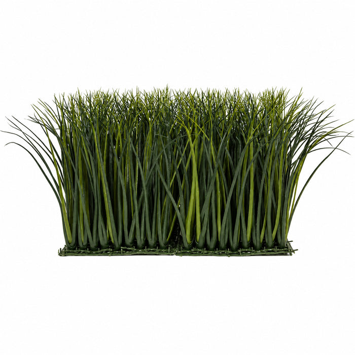 20"x20"x14"H Outdoor UV-Proof Artificial Meadow Grass Mat -Green (Pack of 2) - A152260