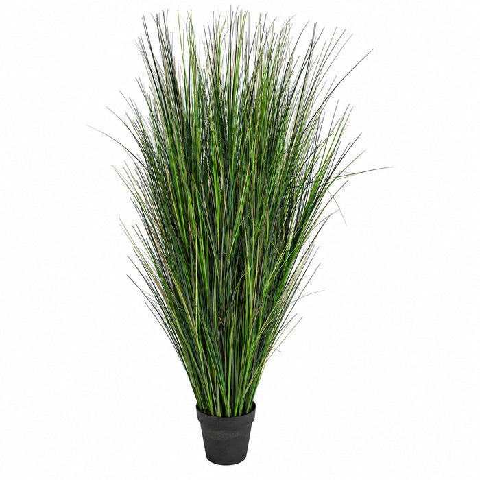 5' IFR PVC Onion Grass Artificial Plant w/Pot -Green - A152305