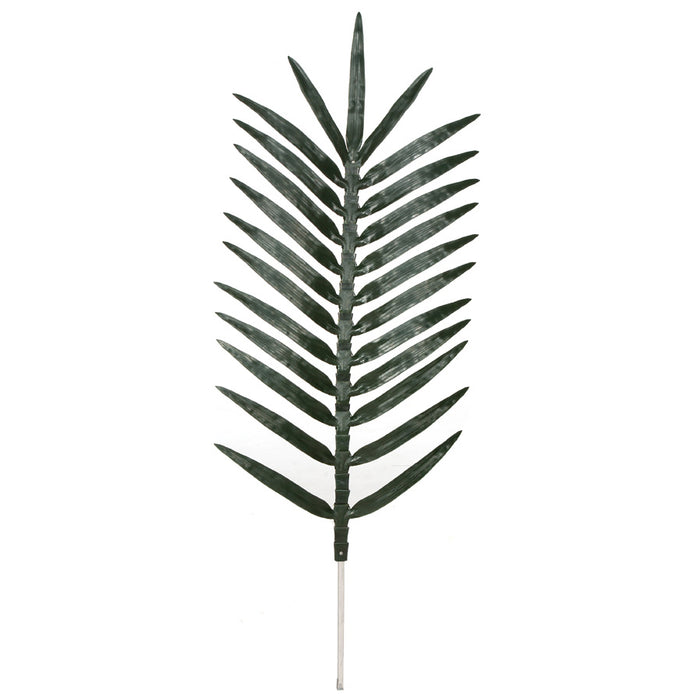 66" UV-Proof Outdoor Artificial Coconut Palm Branch Stem w/25 Leaves -Green - A154100