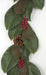 6' Soft Touch Magnolia Leaf, Pinecone & Berry Artificial Garland -Green/Red (pack of 2) - A160035