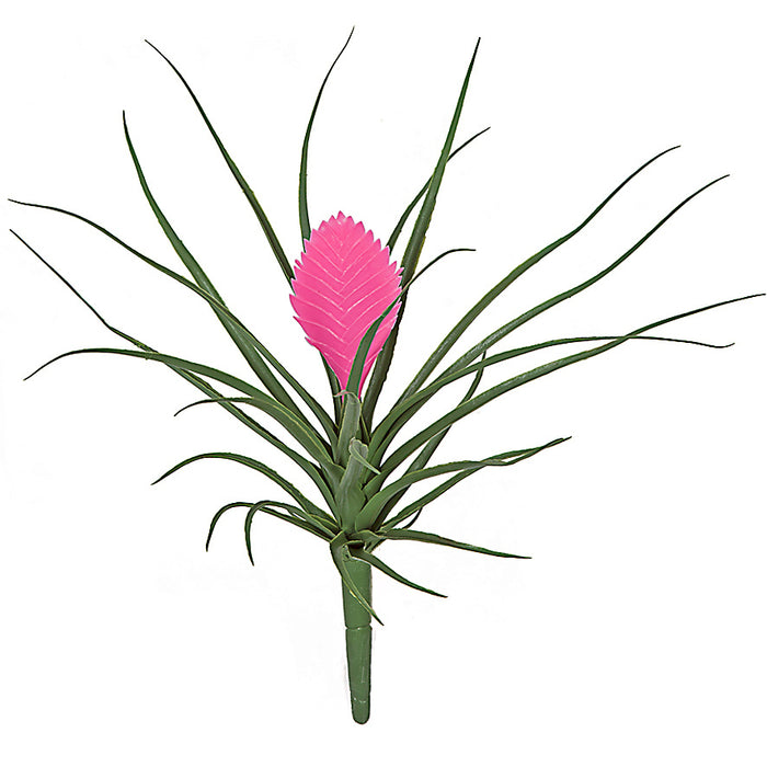 outdoor artificial succulent plants 16" Outdoor UV-Proof Artificial Tillandsia Succulent Plant -Pink (Pack of 6)