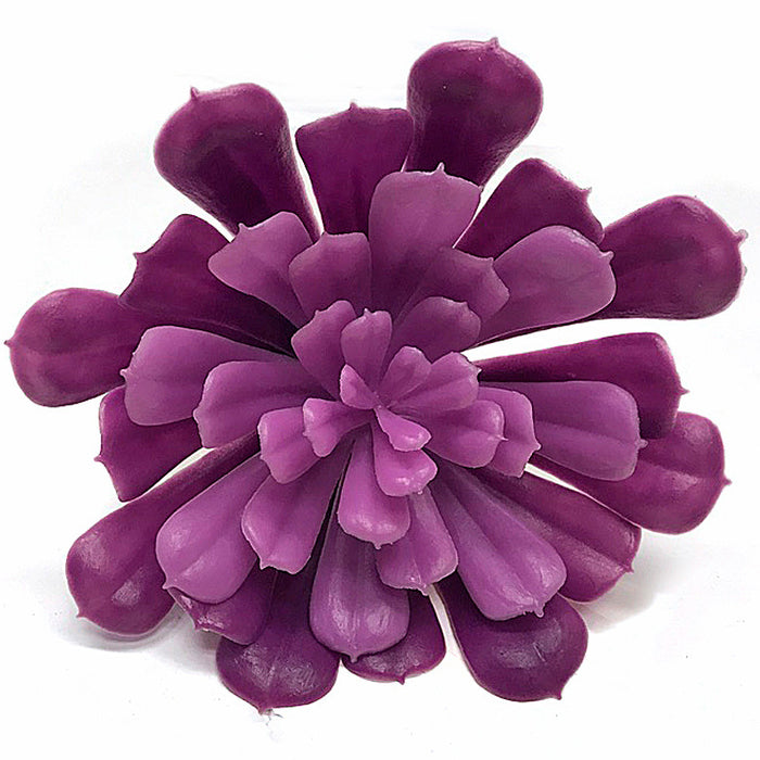 6.5" UV-Proof Outdoor Artificial Echeveria Succulent Stem -2 Tone Purple (pack of 12) - A164270