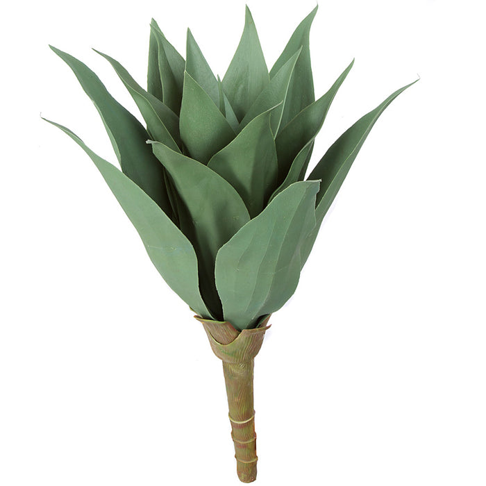 15" UV-Proof Outdoor Artificial Agave Plant -Green (pack of 6) - A164350