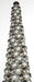 10' Matte & Reflective Ball Cone-Shaped Topiary -Silver - A171820