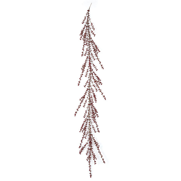 6' Berry Artificial Garland -Dark Red (pack of 4) - A173424