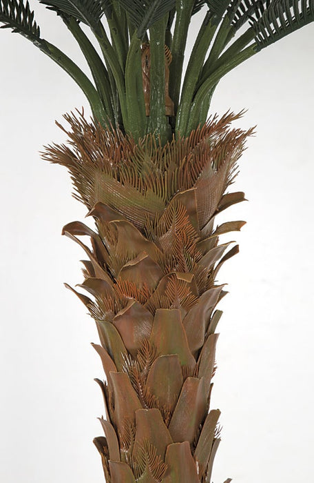 5'6"Hx48"W UV-Proof Outdoor Artificial Sago Cycas Palm Tree -36 Fronds -Green - A174550