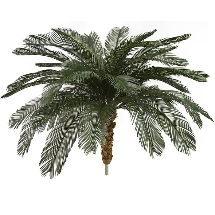 5'6"Hx68"W Outdoor UV-Proof Artificial Sago Cycas Palm Tree -36 Fronds -Green - A174680