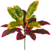 20" UV-Proof Outdoor Artificial Croton Plant -Red/Green (pack of 4) - A184015