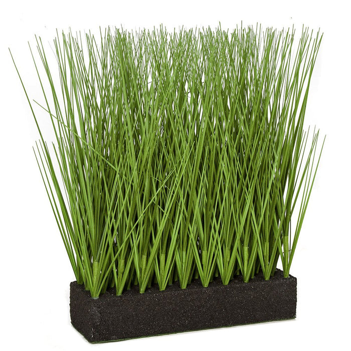 16.5" IFR PVC Onion Grass Artificial Plant w/Foam Base -Green (pack of 4) - A184730
