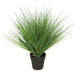 22" IFR PVC Onion Grass Artificial Plant w/Pot -2 Tone Green (pack of 4) - A184810
