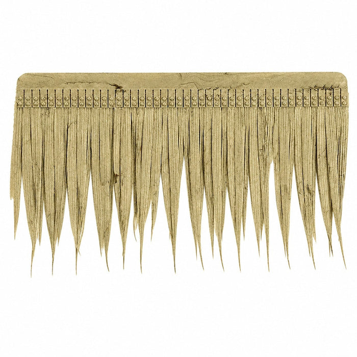 19"x11" Outdoor UV-Proof Artificial Thatch Shingle -Natural (Pack of 15) - A185