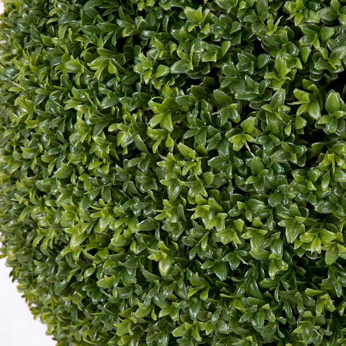 30" UV-Proof Outdoor Artificial English Boxwood Topiary Ball -2 Tone Green - A186630