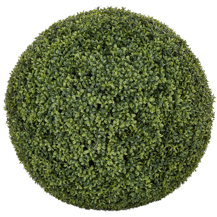 30" Outdoor UV-Proof Artificial English Boxwood Topiary Ball -2 Tone Green - A186630