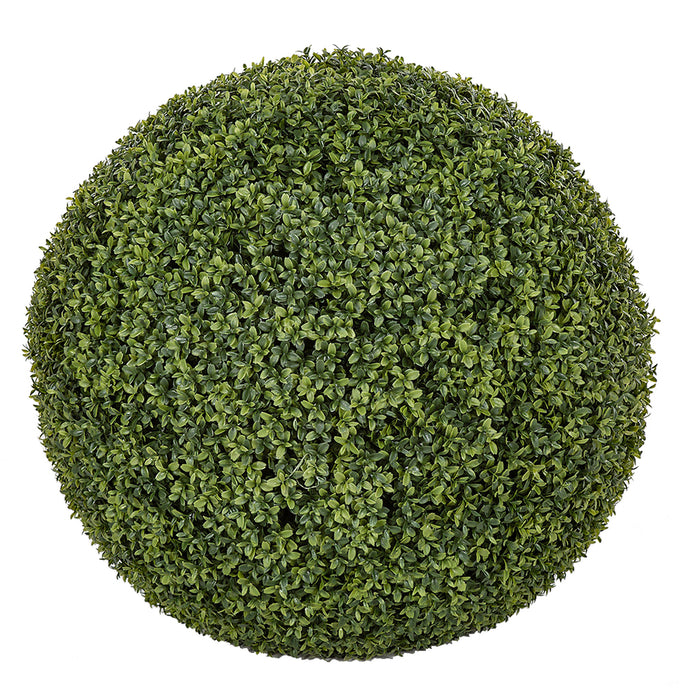 30" UV-Proof Outdoor Artificial English Boxwood Topiary Ball -2 Tone Green - A186630
