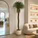 7'6" Artificial Pandani Grass Tree w/Pot -Green/Beige - A195800