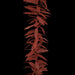 9' Outdoor UV-Proof Artificial Lace Leaf Garland -Rust/Red (Pack of 2) - A330R/RD