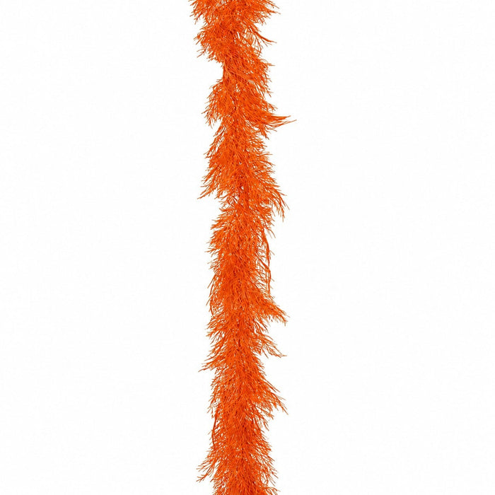 9' Outdoor UV-Proof Artificial Italian Moss Garland -Orange (Pack of 2) - A350-ORG