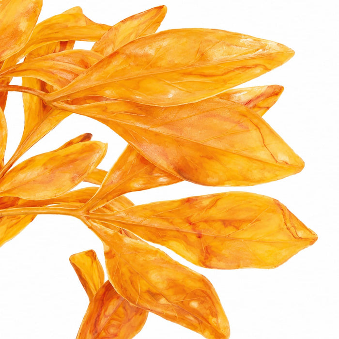 9' Outdoor UV-Proof Artificial Peony Garland -Amber/Rust (Pack of 2) - A430A/R
