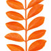 9' Outdoor UV-Proof Artificial Prunus Garland -Yellow/Orange (Pack of 2) - A440Y/O