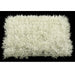 10"Wx10"L Iridescent Glittered Grass Artificial Mat -White (pack of 6) - A5070