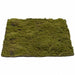 13.5"x13.5" Plastic Moss Artificial Mat -Green/Brown (Pack of 4) - A5450