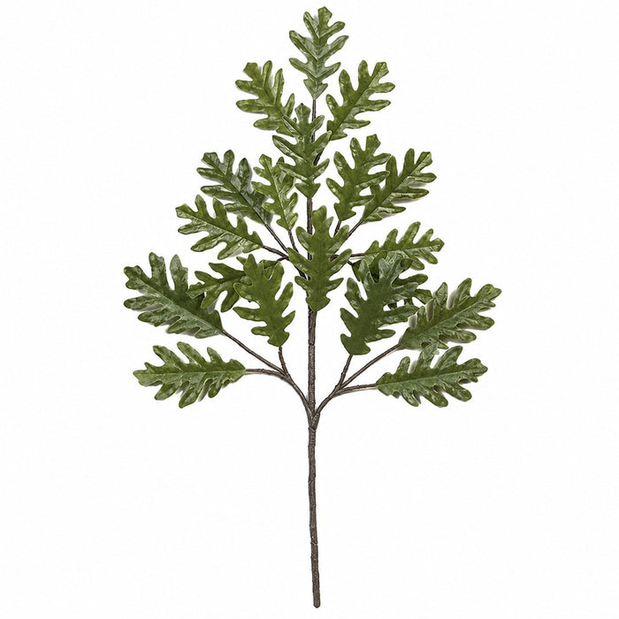29" Outdoor UV-Proof Artificial White Oak Stem -Green (Pack of 6) - A60700