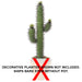 28" Artificial Saguaro Column Cactus Plant -Green (pack of 3) - A6185