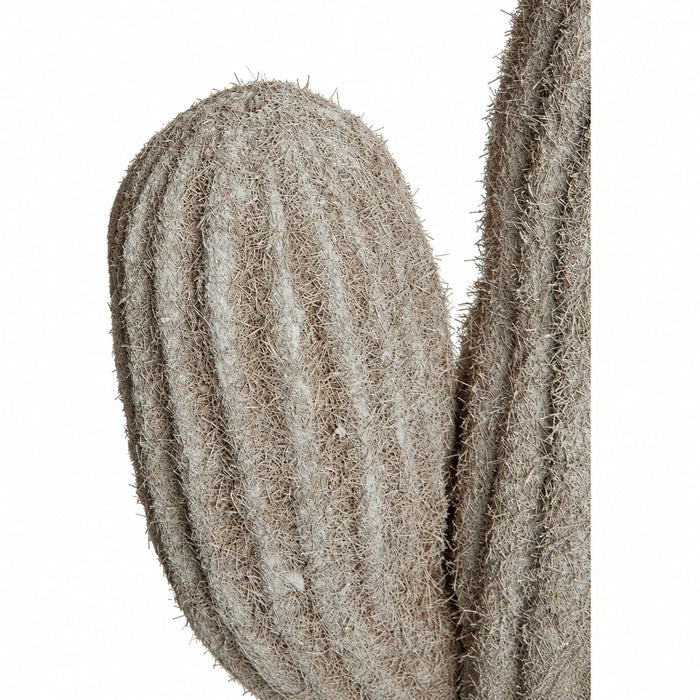 15" Plastic Mexican Cactus Artificial Stem -Beige/Tan (Pack of 6) - A631