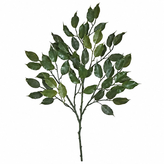 27.5" Outdoor UV-Proof Artificial Ficus Stem -Green (Pack of 12) - A63156