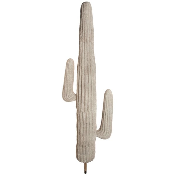 4' Plastic Mexican Cactus Artificial Stem -Beige/Tan - A634